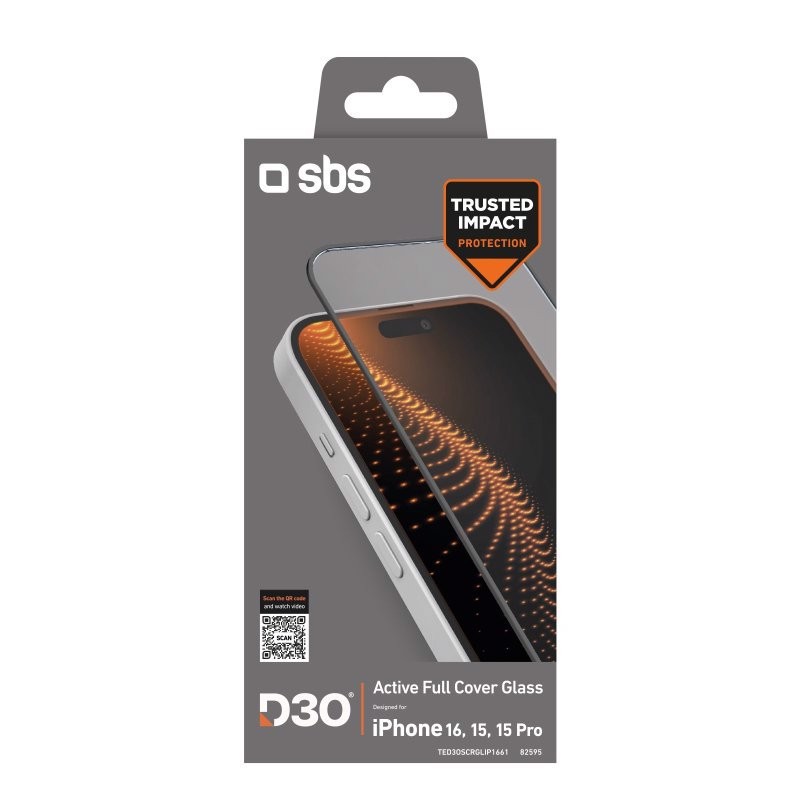 SBS TED3OSCRGLIP1661 protezione per lo schermo e il retro dei telefoni cellulari Pellicola proteggischermo trasparente Apple 1 pz