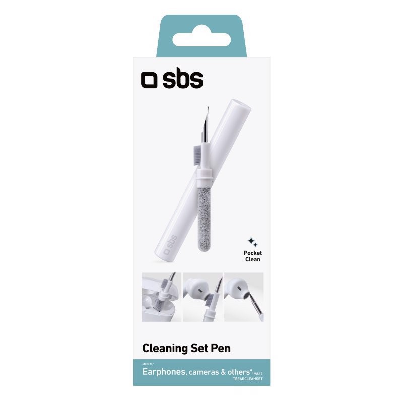 SBS TEEARCLEANSET kit per la pulizia Fotocamera, Tastiera, Telefono cellulare/smartphone Kit di pulizia dell'apparecchiatura