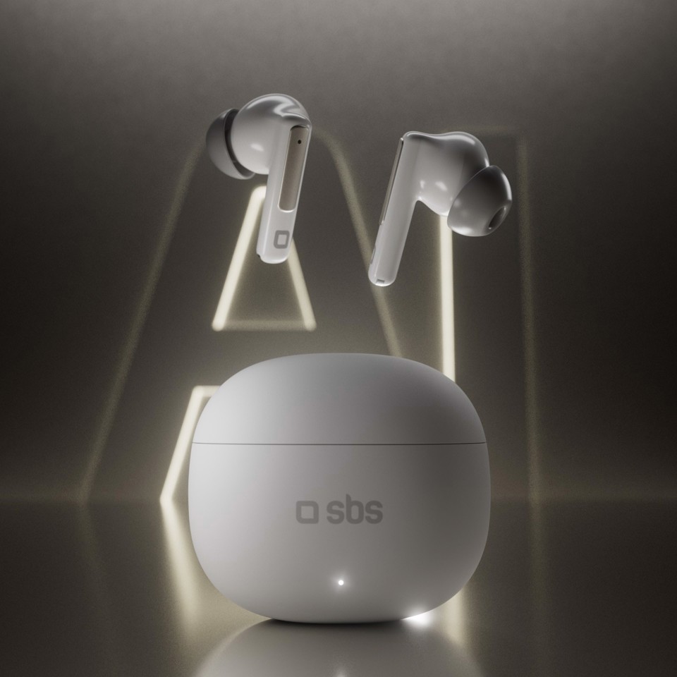 SBS TEEARTWSAIBTW cuffia e auricolare True Wireless Stereo (TWS) In-ear Musica e Chiamate Bianco