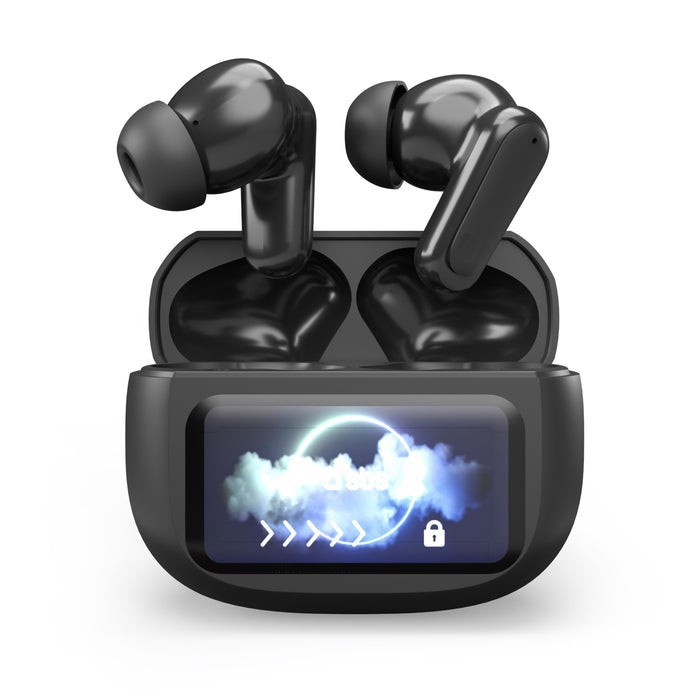SBS TEEARTWSDISPLBTK cuffia e auricolare Wireless In-ear Chiamate/Musica/Sport/Tutti i giorni USB Type-C / USB Type-A Nero