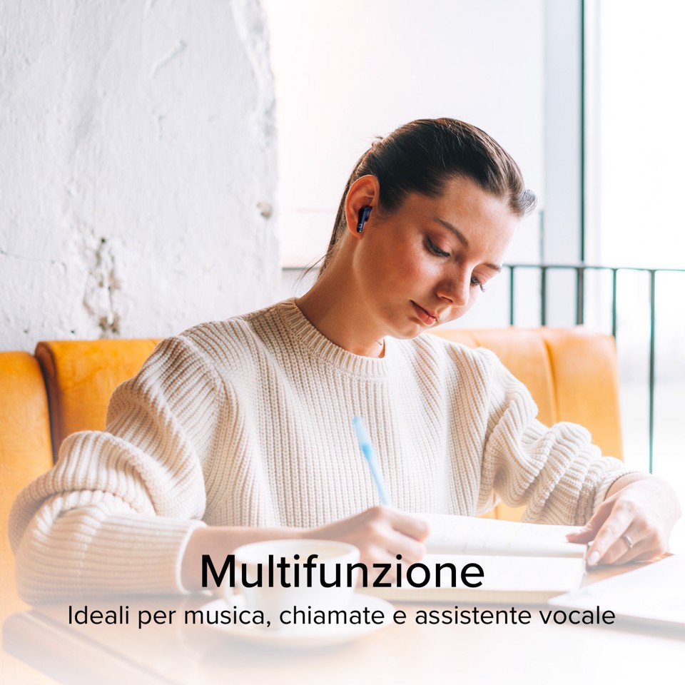 SBS TEEARTWSGOPODSG cuffia e auricolare True Wireless Stereo (TWS) In-ear Musica e Chiamate Bluetooth Grigio