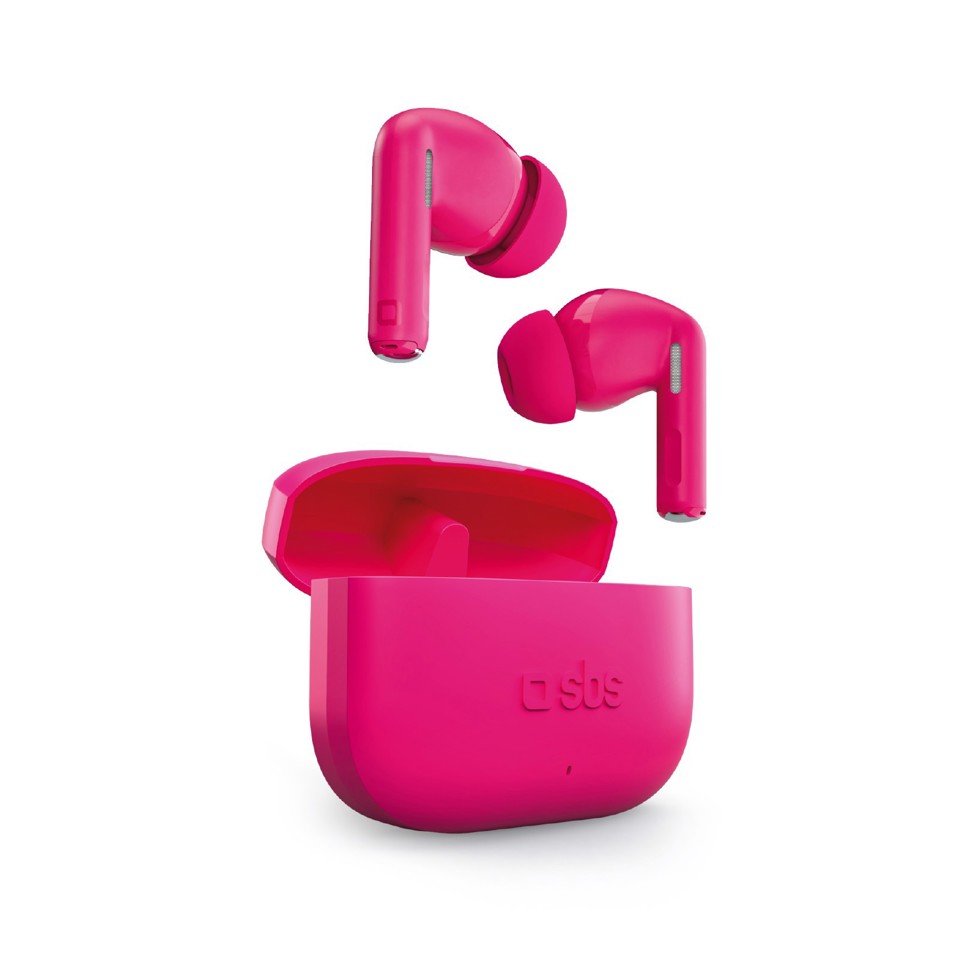 SBS TEEARTWSSPIKEP cuffia e auricolare True Wireless Stereo (TWS) In-ear Musica e Chiamate Rosa