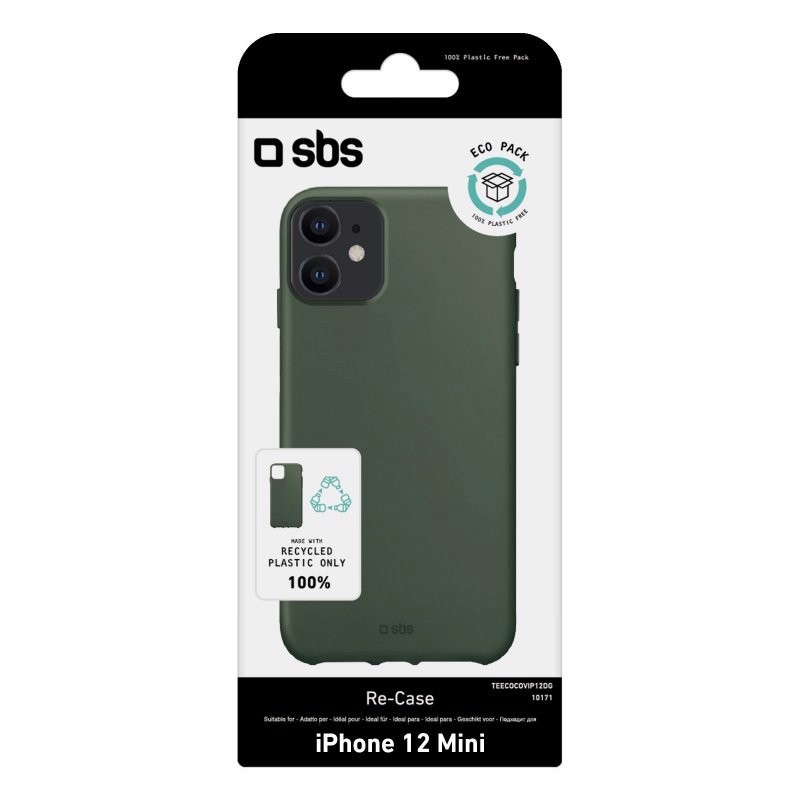 SBS TEECOCOVIP12DG custodia per cellulare 13,7 cm (5.4") Cover Verde