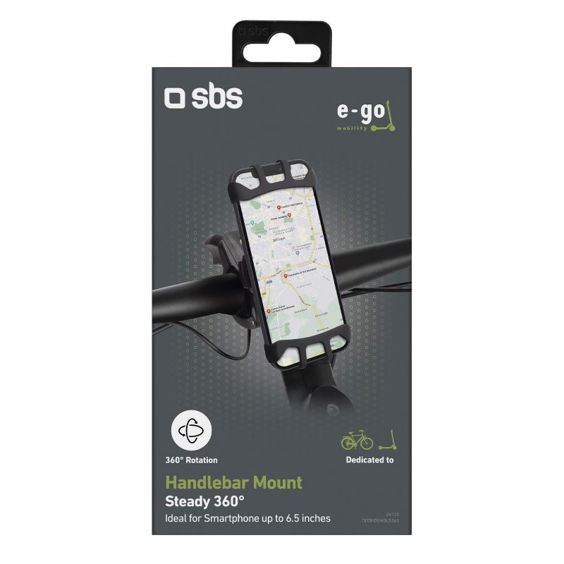 SBS TEERIDEHOLD360 supporto per personal communication Supporto passivo Telefono cellulare/smartphone Nero