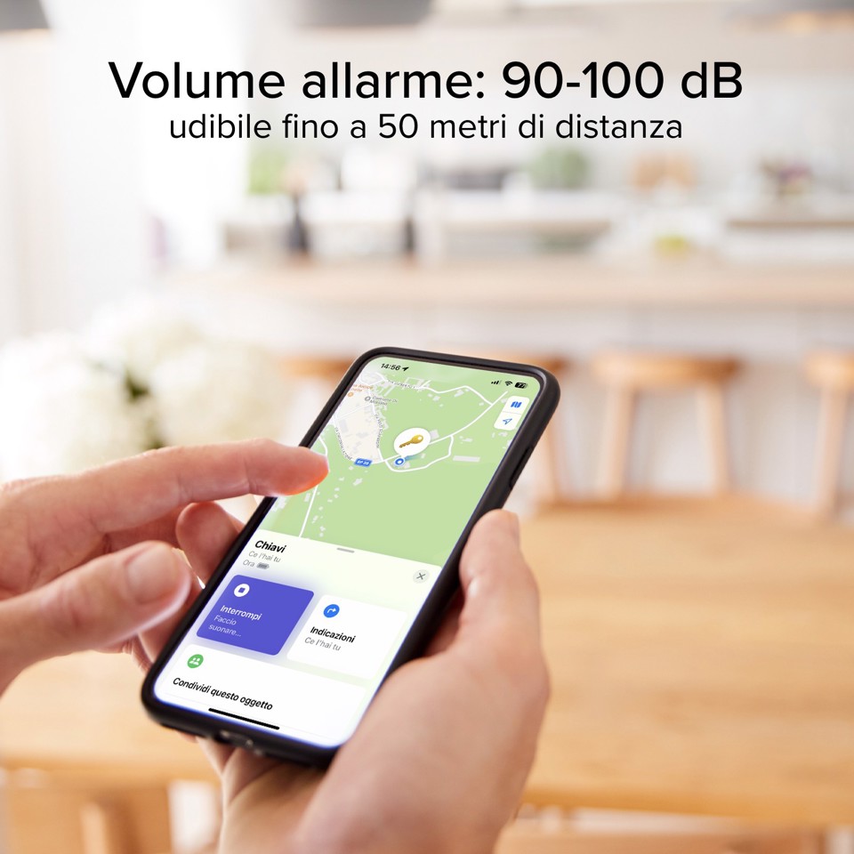 SBS TEFINDBT localizzatore e cercatore GPS Universale Nero