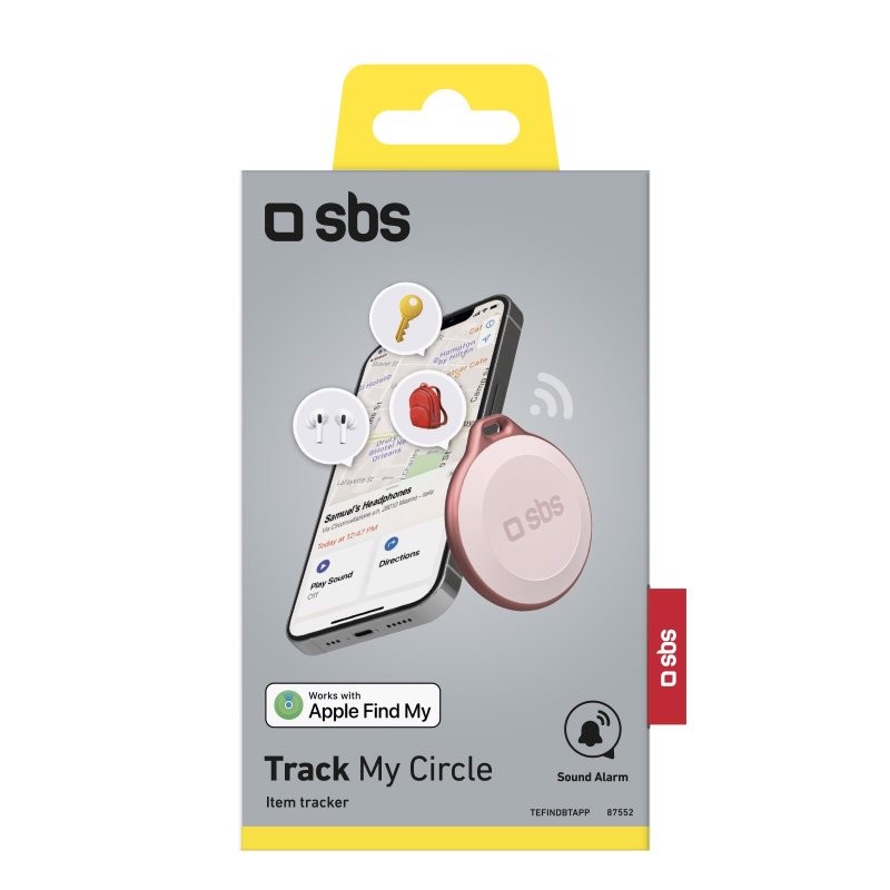 SBS TEFINDBTAPP localizzatore e cercatore GPS Universale Rosa