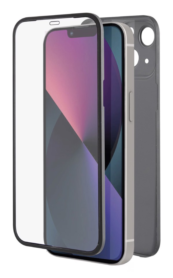 SBS TEGL360IP1354K custodia per cellulare 13,7 cm (5.4") Cover Nero, Trasparente