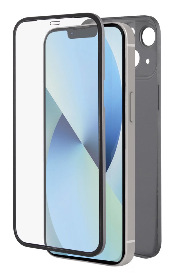 SBS TEGL360IP1361K custodia per cellulare 15,5 cm (6.1") Cover Nero, Trasparente