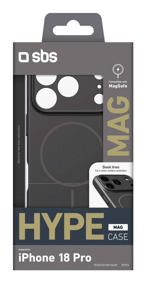 SBS TEINSTECHIP1863P custodia per cellulare 16 cm (6.3") Cover Nero