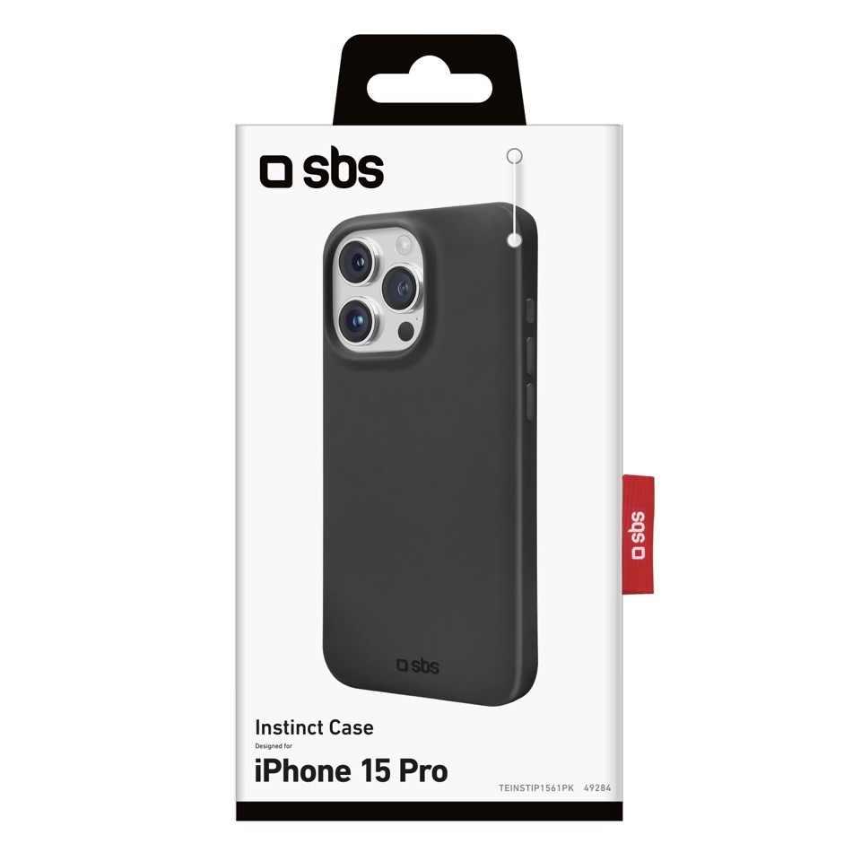 SBS TEINSTIP1561PK custodia per cellulare 15,5 cm (6.1") Cover Nero
