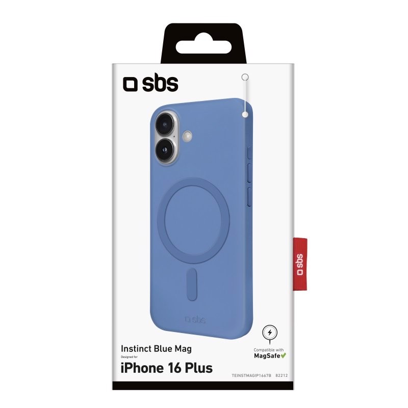 SBS TEINSTMAGIP1667B Cover Blu iphone 16 plus