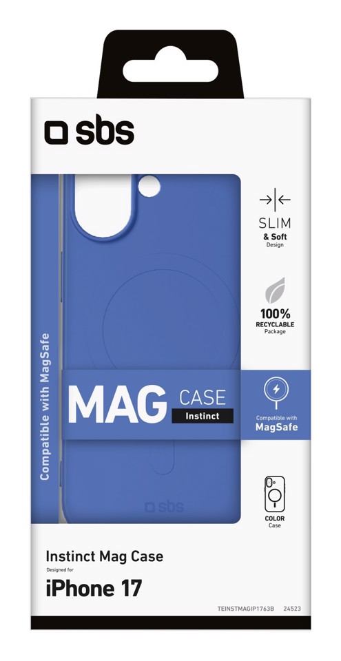 SBS TEINSTMAGIP1763B custodia per cellulare 15,9 cm (6.28") Cover Blu