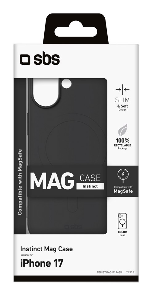 SBS TEINSTMAGIP1763K custodia per cellulare 16 cm (6.3") Cover Nero