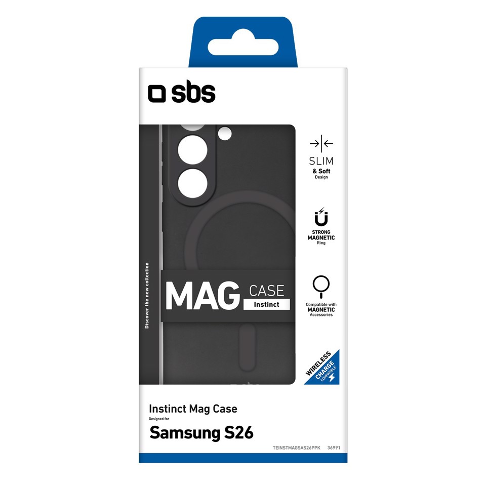 SBS TEINSTMAGSAS26K custodia per cellulare 16 cm (6.3") Cover Nero
