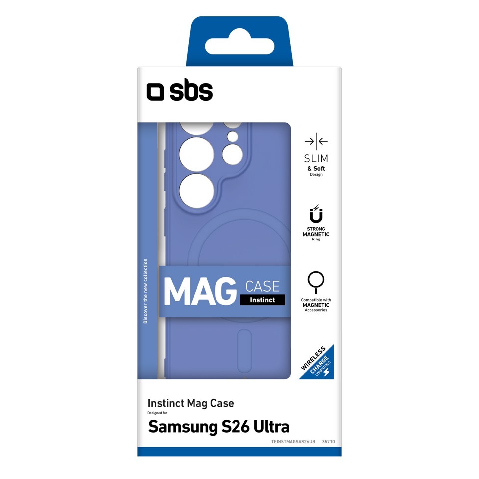 SBS TEINSTMAGSAS26UB custodia per cellulare 17,5 cm (6.9") Cover Viola