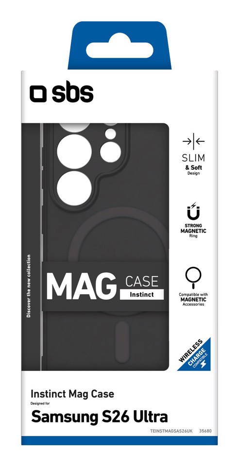 SBS TEINSTMAGSAS26UK custodia per cellulare 17,5 cm (6.9") Cover Nero