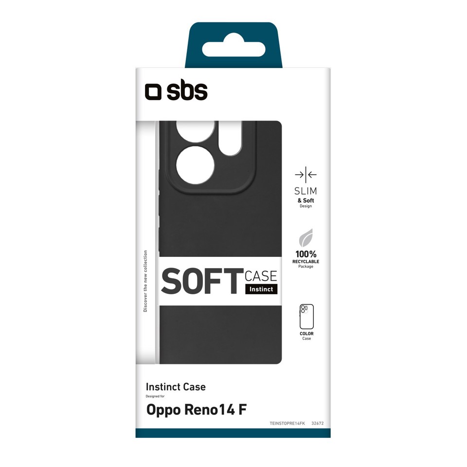 SBS TEINSTOPRE14FK custodia per cellulare 16,7 cm (6.57") Cover Nero