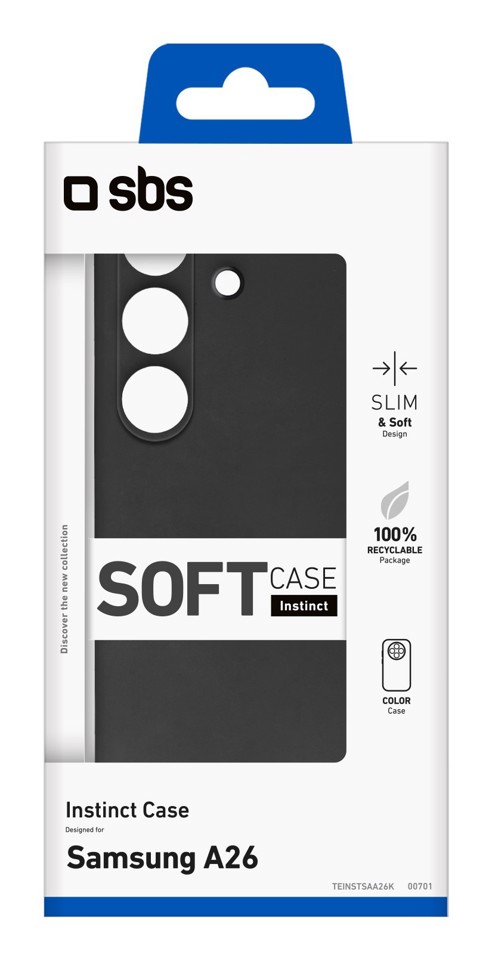 SBS TEINSTSAA26B custodia per cellulare 16,8 cm (6.6") Cover Nero