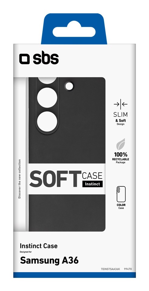 SBS TEINSTSAA36K custodia per cellulare 17 cm (6.7") Cover Nero