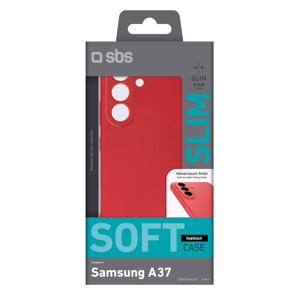 SBS TEINSTSAA37R custodia per cellulare 17 cm (6.7") Cover Rosso
