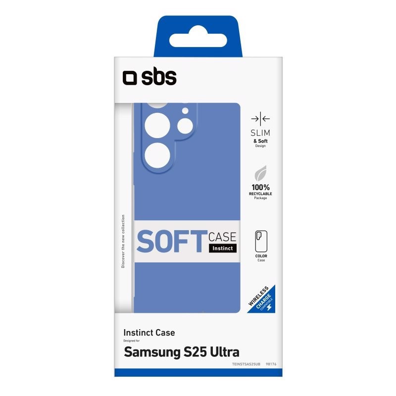 SBS TEINSTSAS25UB custodia per cellulare 17,5 cm (6.9") Cover Blu
