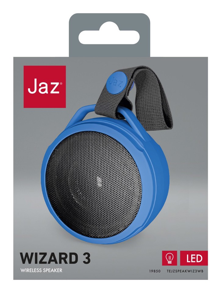 SBS TEJZSPEAKWIZ3WB altoparlante portatile e per feste Nero, Blu 3 W