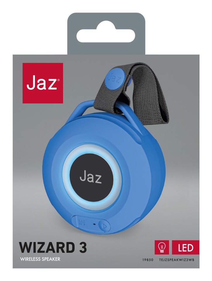 SBS TEJZSPEAKWIZ3WB altoparlante portatile e per feste Nero, Blu 3 W