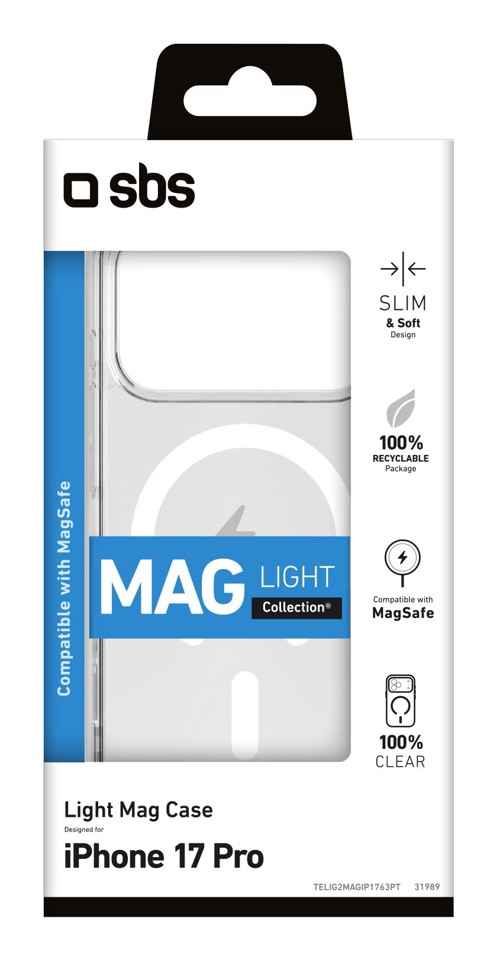 SBS TELIG2MAGIP1763P custodia per cellulare 16 cm (6.3") Cover Trasparente