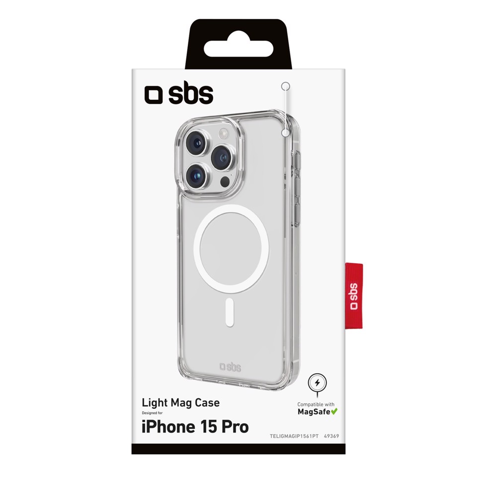 SBS TELIGMAGIP1561PT custodia per cellulare 15,5 cm (6.1") Cover Trasparente