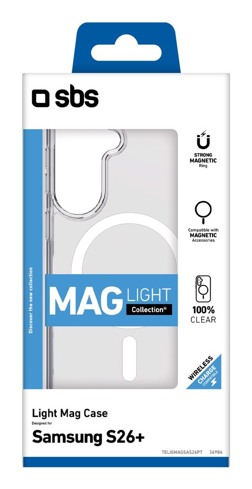 SBS TELIGMAGSAS26PT custodia per cellulare 17 cm (6.7") Cover Trasparente