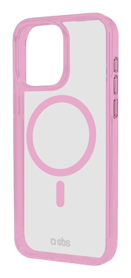 SBS TEMAGCOLIP1661PP Cover Rosa, Trasparente iphone 16 pro magsafe