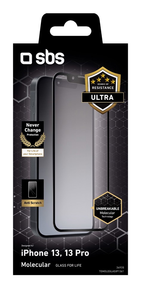 SBS TEMOLEGLASIP1361 Pellicola proteggischermo trasparente iphone 13 pro 1 pz