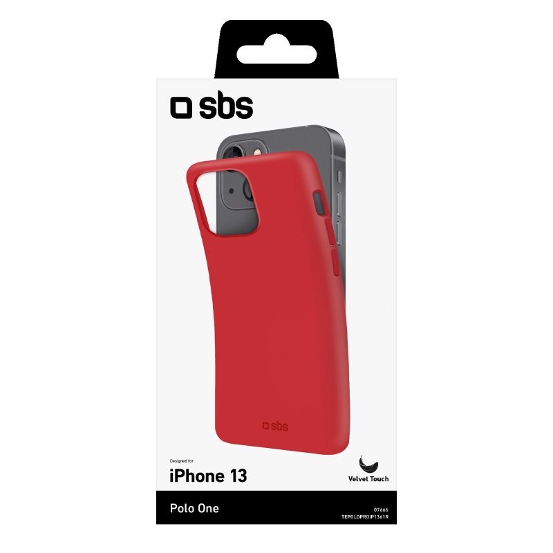 SBS TEPOLOPROIP1361R custodia per cellulare 15,5 cm (6.1") Cover Rosso