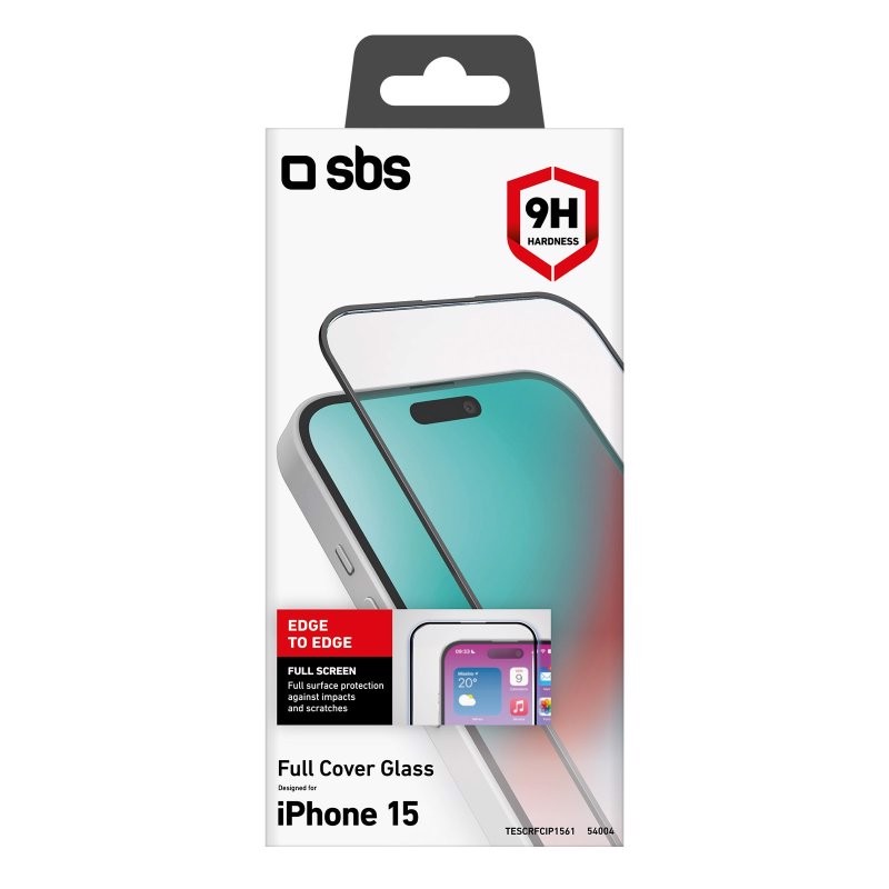 SBS TESCRFCIP1561 Pellicola proteggischermo trasparente iphone 15 1 pz