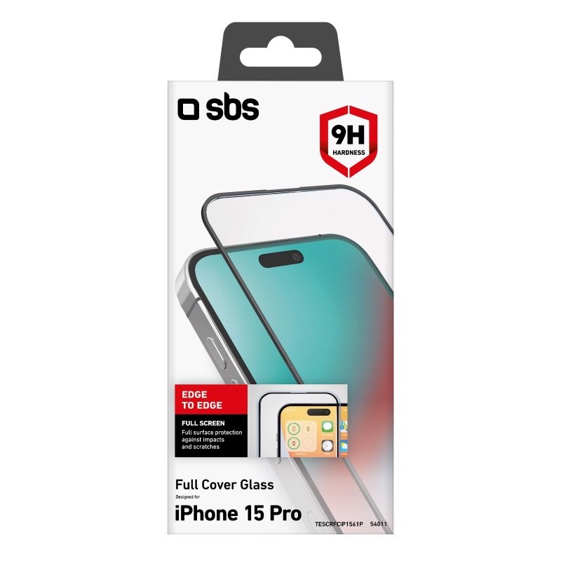 SBS TESCRFCIP1561P Pellicola proteggischermo trasparente iphone 15 pro 1 pz