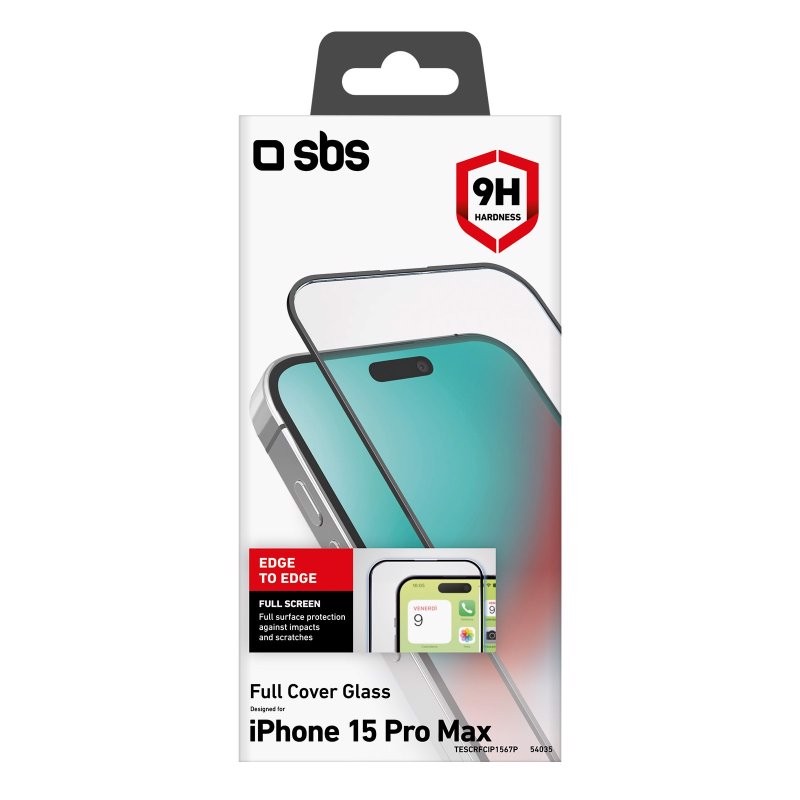 SBS TESCRFCIP1567P Pellicola proteggischermo trasparente iphone 15pro 1 pz
