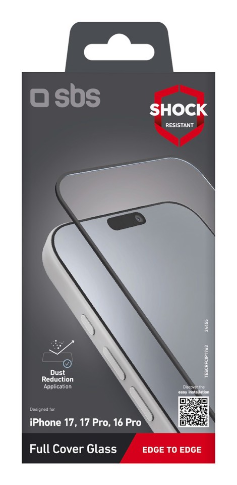 SBS TESCRFCIP1763 Pellicola proteggischermo trasparente Apple iphone 17/17 pro/16 pro