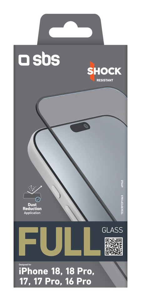 SBS TESCRFCIP1863 protezione per lo schermo e il retro dei telefoni cellulari Pellicola proteggischermo trasparente Apple 1 pz