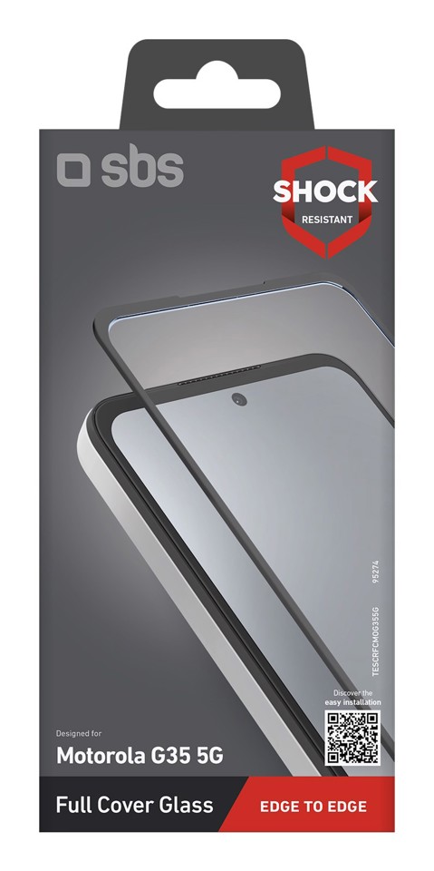 SBS TESCRFCMOG355G protezione per lo schermo e il retro dei telefoni cellulari Pellicola proteggischermo trasparente Motorola 1 pz