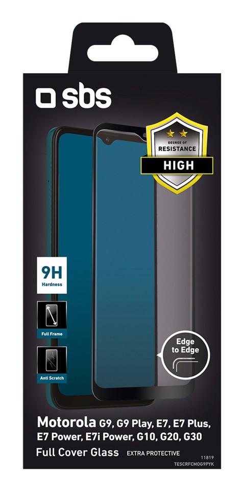 SBS TESCRFCMOG9PYK Pellicola proteggischermo trasparente Motorola g9 1 pz