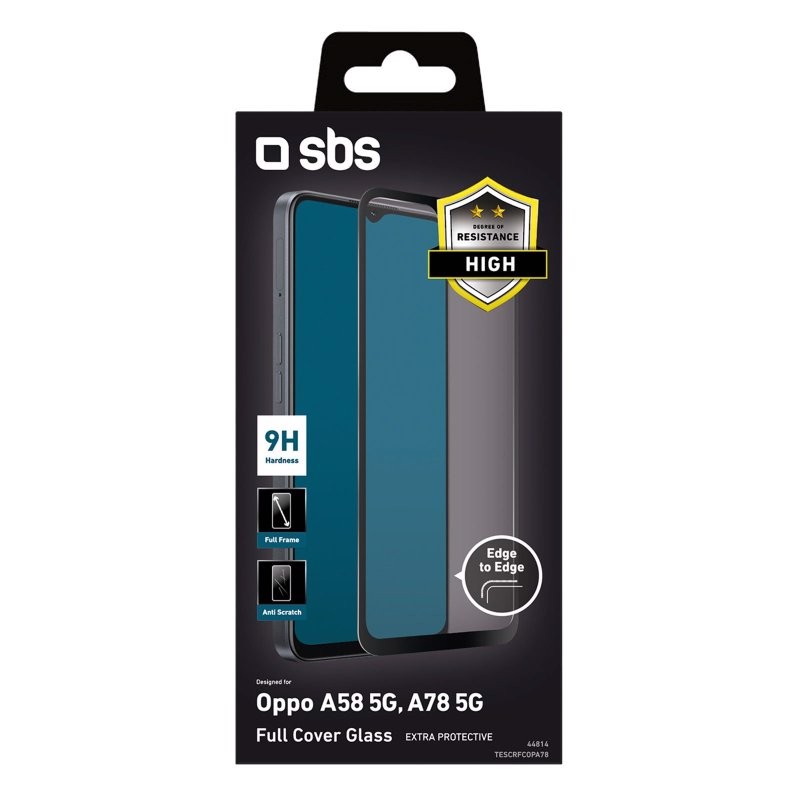 SBS TESCRFCOPA78 protezione per lo schermo e il retro dei telefoni cellulari Pellicola proteggischermo trasparente Oppo 1 pz