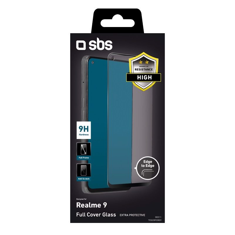 SBS TESCRFCRE9 Pellicola proteggischermo trasparente Realme 9 blk 1 pz