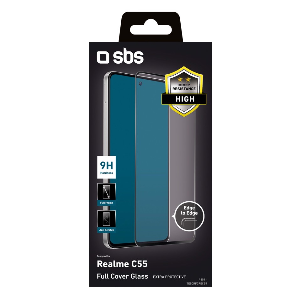 SBS TESCRFCREC55Pellicola proteggischermo trasparente Realme c55 1 pz