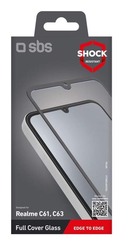 SBS TESCRFCREC61 protezione per lo schermo e il retro dei telefoni cellulari Pellicola proteggischermo trasparente realme 1 pz