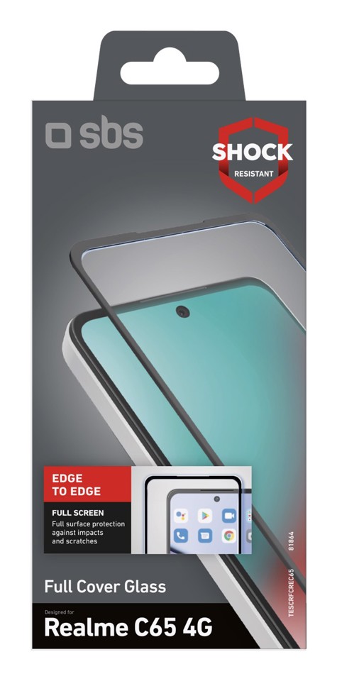 SBS TESCRFCREC65 Pellicola proteggischermo trasparente realme c65 1 pz