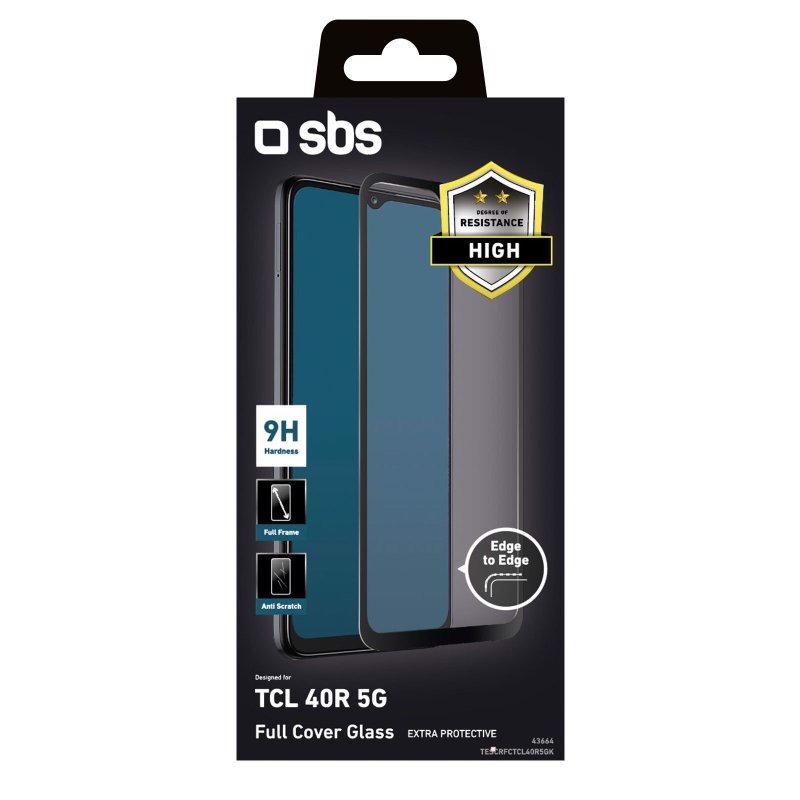 SBS TESCRFCTCL40R5GK protezione per lo schermo e il retro dei telefoni cellulari Pellicola proteggischermo trasparente TCL 1 pz