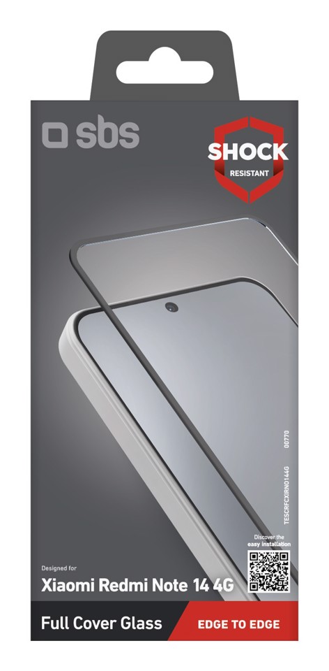 SBS TESCRFCXIRNO144G protezione per lo schermo e il retro dei telefoni cellulari Pellicola proteggischermo trasparente Xiaomi 1 pz