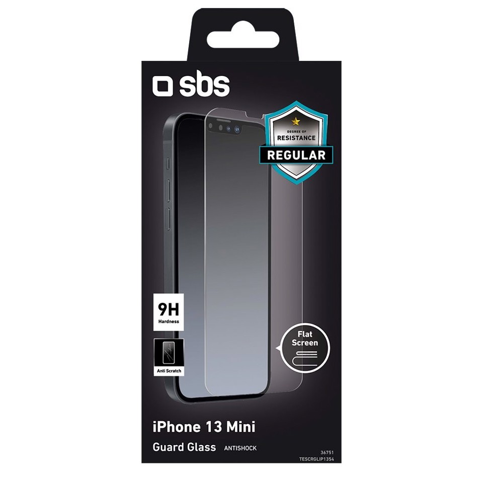 SBS TESCRGLIP1354 protezione per lo schermo e il retro dei telefoni cellulari Pellicola proteggischermo trasparente Apple 1 pz