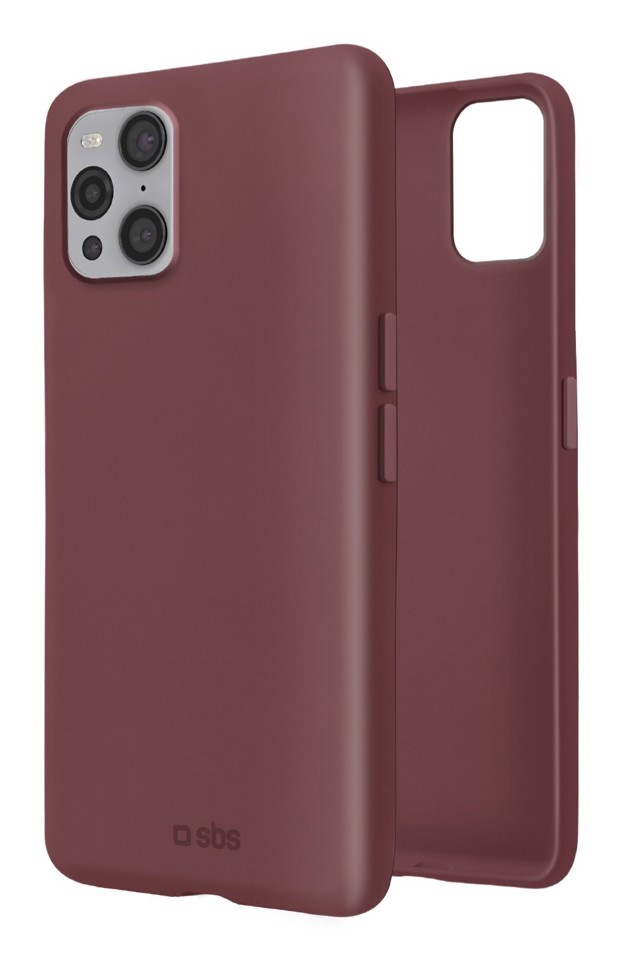 SBS TESENSCOVOPFX3PBX custodia per cellulare 17 cm (6.7") Cover Bordeaux