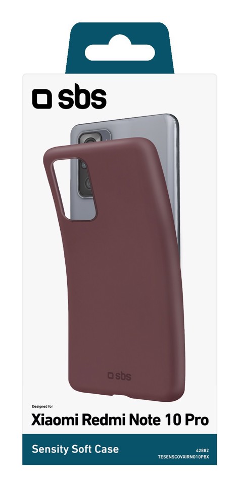 SBS TESENSCOVXIRNO10PBX custodia per cellulare 16,9 cm (6.67") Cover Bordeaux